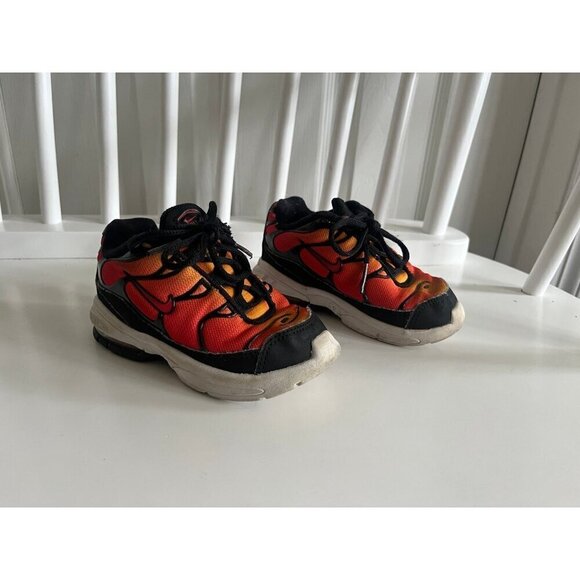Nike Little Air Max Plus Sunset Pimento Red Toddler - Picture 2 of 6